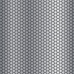 Galerie Wallcoverings Product Code 12632 - Ted Baker Fantasia Wallpaper Collection - Metallic Silver Black Colours - Hexie Design