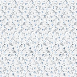 Galerie Wallcoverings Product Code 1905-2 - Spring Blossom Wallpaper Collection - Grey Blue White Colours - PETIT FLOWERS Design