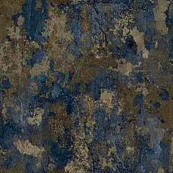 Galerie Wallcoverings Product Code 21176 - Italian Textures 3 Wallpaper Collection - Blue, Gold Colours - A trendy, textured wallpaper shown here in blue and gold. This interesting wallcovering is a sleek and sophisticated design giving a soft mottled effect of light light and dark blue tones, subtly highlighted with streaks of gold. This wallpaper is a great choice to compliment your decor or would look great on all four walls. Design