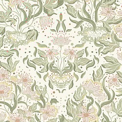 Galerie Wallcoverings Product Code 22017 - Fagring Wallpaper Collection - Dark green Colours - Lisa Design