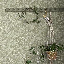 Galerie Wallcoverings Product Code 22024 - Fagring Wallpaper Collection - Dark green Colours - Turi Design