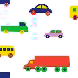 Galerie Wallcoverings Product Code 23370 - Marimekko 5 Wallpaper Collection - Green Red Yellow Blue Pink White Colours - Marimekko Boboo Design