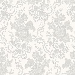 Galerie Wallcoverings Product Code 23661 - Italian Classics 4 Wallpaper Collection - Light Grey Silver Colours - Floreale Design