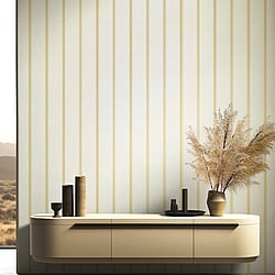 Galerie Wallcoverings Product Code 25763 - Classic Italian Wallpaper Collection - Silver Gold Colours - Fascia Vintage Design