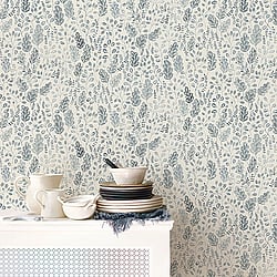 Galerie Wallcoverings Product Code 27013 - Morgongava Wallpaper Collection - Blue Colours - Vera Design
