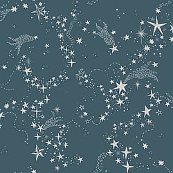 Galerie Wallcoverings Product Code 29024 - Resan Wallpaper Collection - Dark blue Colours - Stjärnhimlen Design