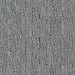 Galerie Wallcoverings Product Code 32609 - City Glam Wallpaper Collection - Rose Gold Grey Colours - Hex Geometric Design
