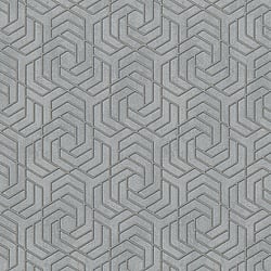 Galerie Wallcoverings Product Code 32610 - City Glam Wallpaper Collection - Grey Gold Colours - Hex Geometric Design