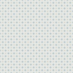 Galerie Wallcoverings Product Code 33023 - Apelviken Wallpaper Collection - Blue White Gold Colours - Small Trellis Design