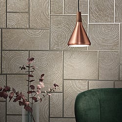 Galerie Wallcoverings Product Code 33225 - Natural Opulence Wallpaper Collection - Beige Colours - Wood Block Design