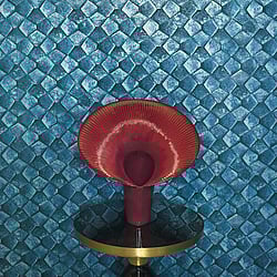 Galerie Wallcoverings Product Code 34910 - Eclectic Wallpaper Collection - Blue Colours - Graphic Design