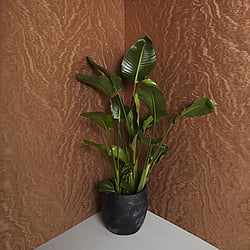Galerie Wallcoverings Product Code 34926 - Eclectic Wallpaper Collection - Copper Colours - Metallic look Design