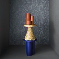 Galerie Wallcoverings Product Code 34939 - Eclectic Wallpaper Collection - Blue/Grey Colours - Metallic look Design