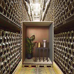 Galerie Wallcoverings Product Code 34958 - Eclectic Wallpaper Collection - Copper Colours - Metallic look Design