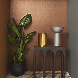 Galerie Wallcoverings Product Code 34958 - Eclectic Wallpaper Collection - Copper Colours - Metallic look Design