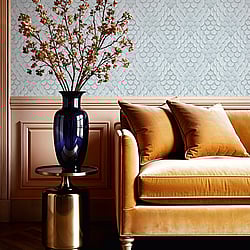 Galerie Wallcoverings Product Code 35813 - Fashion Icon Wallpaper Collection - Green Colours - 3D optics Design