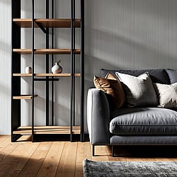 Galerie Wallcoverings Product Code 35832 - Fashion Icon Wallpaper Collection - Grey Colours - Stripes Design