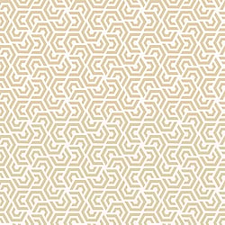 Galerie Wallcoverings Product Code 3772 - Tendenza Wallpaper Collection - White Gold Colours - Honeycomb Geometric Design