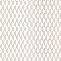 Galerie Wallcoverings Product Code 3776 - Tendenza Wallpaper Collection - Light Grey Colours - Hexagon Mono Motif Design