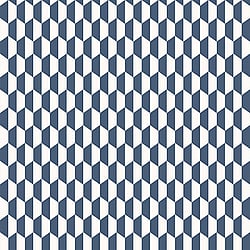 Galerie Wallcoverings Product Code 3777 - Tendenza Wallpaper Collection - Blue Colours - Hexagon Mono Motif Design