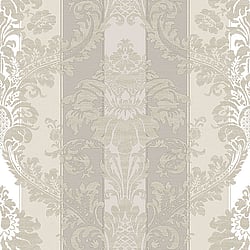Galerie Wallcoverings Product Code 3910 - Italian Damasks 3 Wallpaper Collection - Silver Grey Colours - Damask Stripe Design