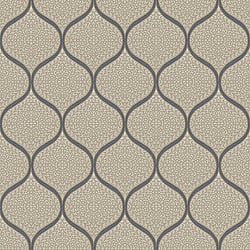 Galerie Wallcoverings Product Code 3956 - Italian Damasks 3 Wallpaper Collection - Blue Beige Gold Colours - Floral Trellis Design