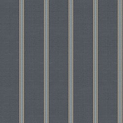 Galerie Wallcoverings Product Code 3967 - Italian Damasks 3 Wallpaper Collection - Blue Beige Gold Colours - Classic Stripe Design