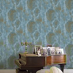 Galerie Wallcoverings Product Code 42576 - Italian Textures 3 Wallpaper Collection - Blue Colours - Marble Texture Design