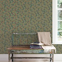 Galerie Wallcoverings Product Code 44119 - Apelviken 2 Wallpaper Collection - Green Colours - Lemona Design