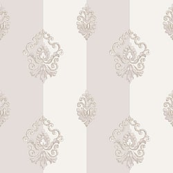 Galerie Wallcoverings Product Code 4621 - Italian Glamour Wallpaper Collection - Neutral Colours - Damask Stripe Design