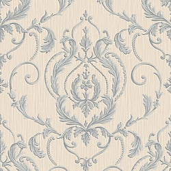Galerie Wallcoverings Product Code 47514 - Ornamenta 2 Wallpaper Collection - Blue Colours - Ornamenta Damask Design