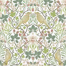 Galerie Wallcoverings Product Code 47620 - Heritage Wallpaper Collection - white Colours - Summer Garden Design