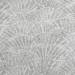 Galerie Wallcoverings Product Code 65002 - Feel Wallpaper Collection - Grey Silver Colours - Seashell Design