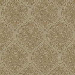 Galerie Wallcoverings Product Code 7006 - Emporium Wallpaper Collection - Gold Colours - Emporium Ogee Design