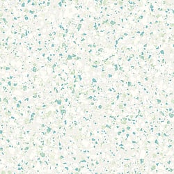 Galerie Wallcoverings Product Code 7373 - Evergreen Wallpaper Collection - Aqua Mica Colours - Terrazzo Design