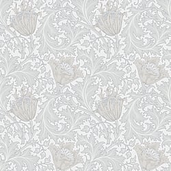 Galerie Wallcoverings Product Code 82001 - Hidden Treasures Wallpaper Collection - White beige Colours - Anemone Design