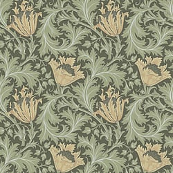 Galerie Wallcoverings Product Code 82004 - Hidden Treasures Wallpaper Collection - Green yellow Colours - Anemone Design