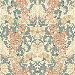 Galerie Wallcoverings Product Code 83116 - Hjarterum Wallpaper Collection - Blue Pink Cream Colours - Öjvind Design