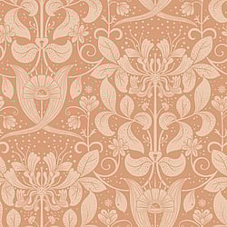Galerie Wallcoverings Product Code 83128 - Hjarterum Wallpaper Collection - Orange Colours - Berit Design