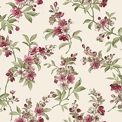 Galerie Wallcoverings Product Code 84005 - Cottage Chic Wallpaper Collection - Red Colours - Ramabe Edra Design