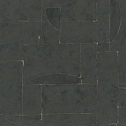 Galerie Wallcoverings Product Code 95043 - Air Wallpaper Collection - Black Colours - A dramatic, artistic choice for your walls, if you're a lover of doing things differently! Irregular, almost cubistic shapes sit on a plaster effect background. Textural infills result in a balanced, rhythmic effect that will simply look gorgeous in any scheme, especially a contemporary one.  Design