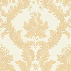 Galerie Wallcoverings Product Code 95122 - Ornamenta Wallpaper Collection - Gold Colours - Classic Damask Design