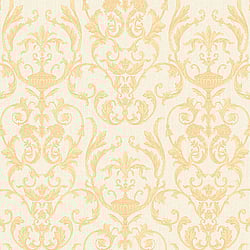 Galerie Wallcoverings Product Code 95504 - Ornamenta Wallpaper Collection - Gold Colours - Toscano Damask Design