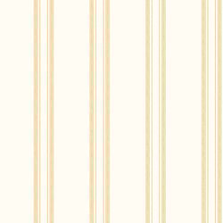 Galerie Wallcoverings Product Code 95714 - Ornamenta Wallpaper Collection - White Gold Colours - Regency Stripe Design