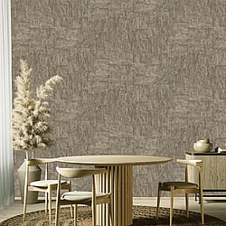 Galerie Wallcoverings Product Code 99113 - Vault Wallpaper Collection - Gold, Brown Colours - Bark Design