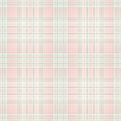 Galerie Wallcoverings Product Code AF37723 - Abby Rose 4 Wallpaper Collection - Turquoise Pink Cream Colours - Check Plaid Design