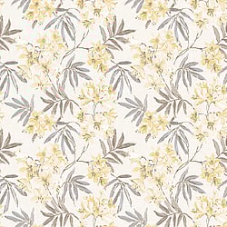 Galerie Wallcoverings Product Code AF37726 - Abby Rose 4 Wallpaper Collection - Yellow Grey Cream Colours - Linen Floral Design
