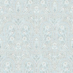 Galerie Wallcoverings Product Code AF37728 - Abby Rose 4 Wallpaper Collection - Turquoise Grey Colours - Ornamental Paisley Design