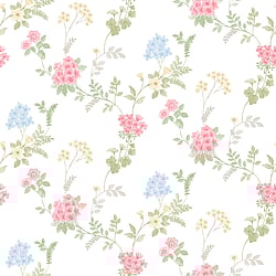 Galerie Wallcoverings Product Code AF37735 - Abby Rose 4 Wallpaper Collection - Pink Green Yellow Colours - Fern Floral Design