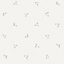 Galerie Wallcoverings Product Code AF37747 - Abby Rose 4 Wallpaper Collection - Light Grey Black Colours - Laurel Spot  Design
